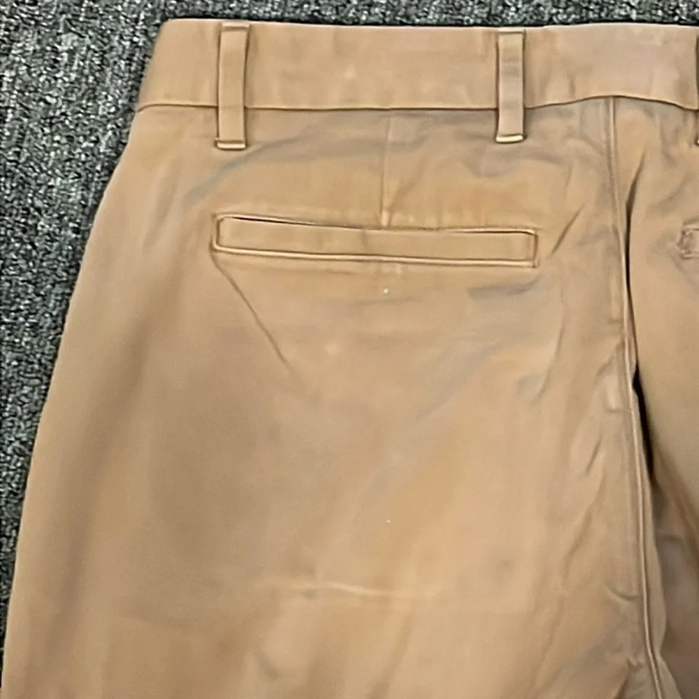 Everlane Uniform khaki beige flat front slim fit pants cotton blend 30x30 men 30 - Picture 4 of 14
